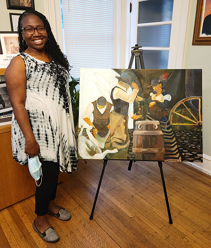 Artist Tanya Bracey. Photo by Sherry L. Howard.