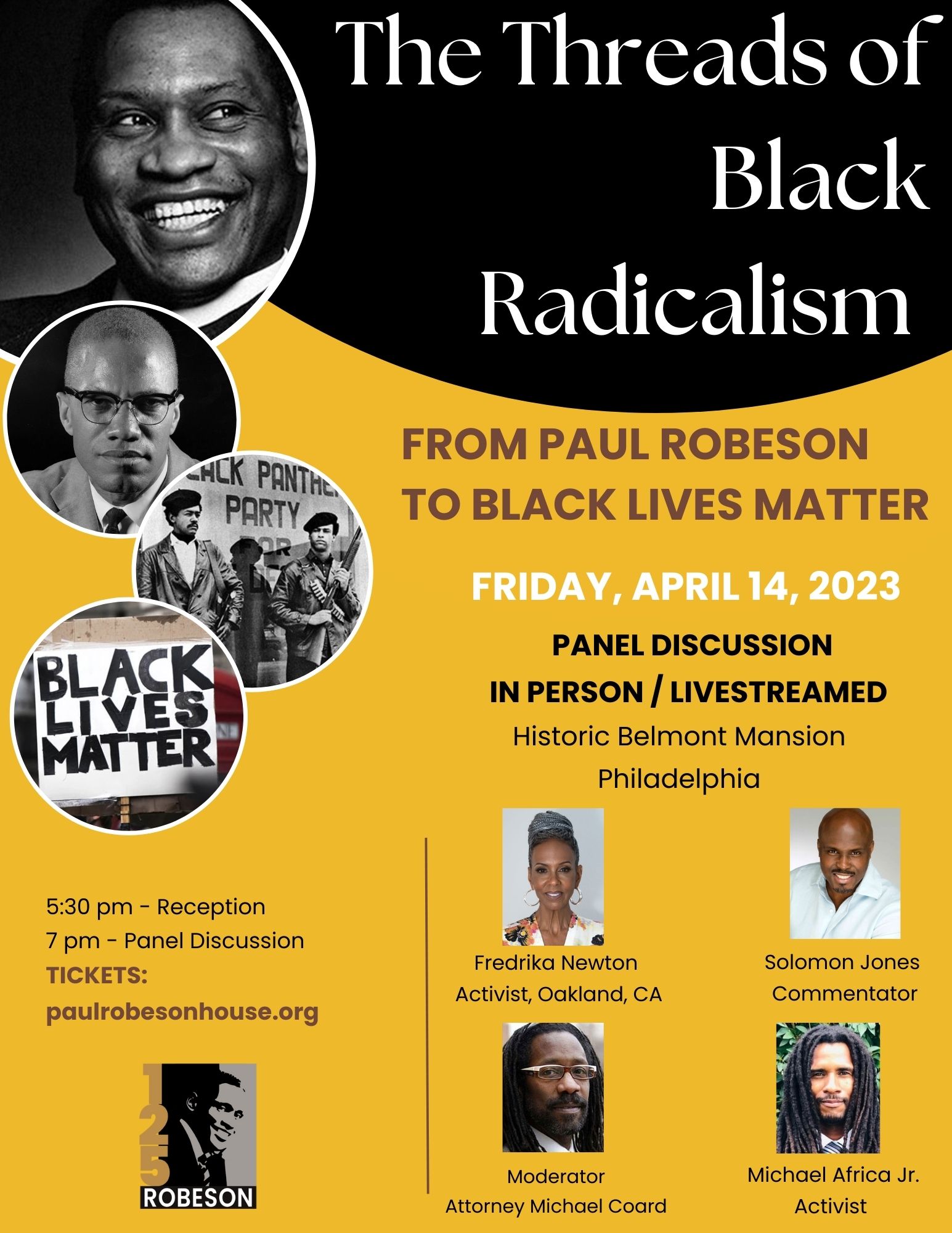april14flyer040323 Paul Robeson House & Museum