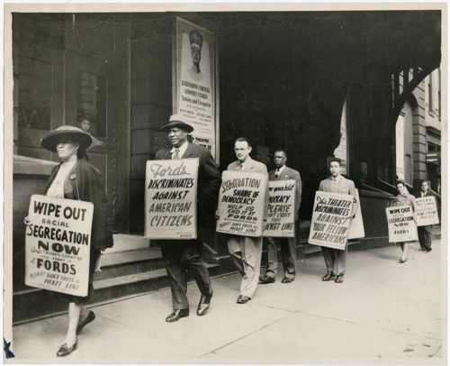 people protesting